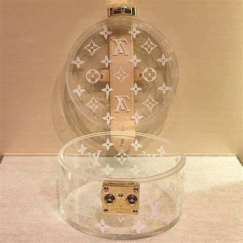 lv clear box|louis vuitton transparent bag.